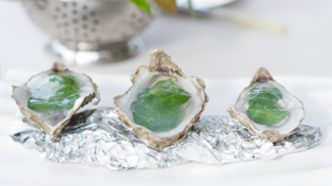 Huitres en gelée d’eau de mer